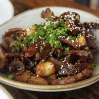 Korean spiced seitan   at Teva in Rio De Janeiro