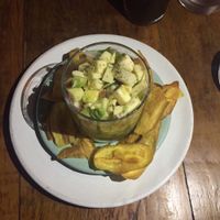 Palmiito ceviche  at Teva in Rio De Janeiro