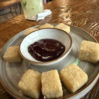 Tapioca fritters  at Teva in Rio De Janeiro
