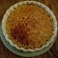 Passion fruit Creme Brulee!! Yum! at Teva in Rio De Janeiro