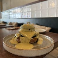 Portobello benedict  at Teva Bistrô in Rio De Janeiro