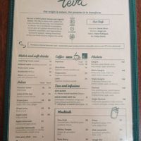 Lunch and dinner menu 1/4 at Teva Bistrô in Rio De Janeiro