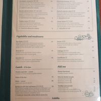 Lunch and dinner menu 3/4 at Teva Bistrô in Rio De Janeiro
