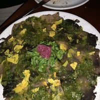 Mushroom carpaccio  at Teva in Rio De Janeiro