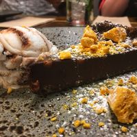 Vegan chocolate torte  at Zizzi in Bradford