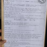 Menu at Kitchen Garden in Bordeaux