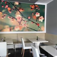 where you eat in a good ambient :)  at AnSa in Munich