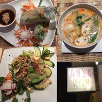 full dinner  at AnSa in Munich