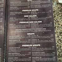 Menu (Vv means vegan)  at Azar's Mediterranean Grill in Virginia Beach