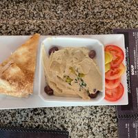 Baba ghanouj dip appetizer  at Azar's Mediterranean Grill in Virginia Beach