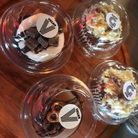 vegan cupcakes! : ) at Fluid Coffeebar in Valparaiso