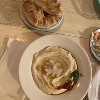 traditional hummus   at Tal's Hummus in New Orleans