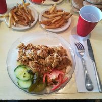 Vegan 'chicken' shawarma at Tal's Hummus in New Orleans