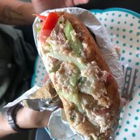 Cauliflower pita sandwich  at Tal's Hummus in New Orleans