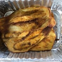 Fried eggplant  at Tal's Hummus in New Orleans