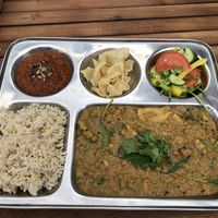 Warm Thali  at Beet Bar in Margate