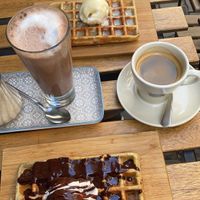 Best vegan waffles I’ve ever had  at The Sister in Brussels
