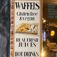 Cute sign at The Sister in Brussels