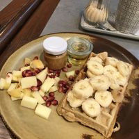 Vegan waffles @ The Sister, Brussels  at The Sister in Brussels