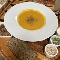 Vegetable soup with lentils  at The Sister in Brussels