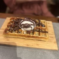 Is black and ice cream  at The Sister in Brussels