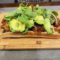 Vegan heaven waffle  at The Sister in Brussels