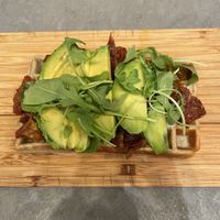 Vegan heaven waffle  at The Sister in Brussels