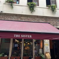 Front of restaurant   at The Sister in Brussels