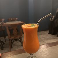 Carrot and Orange Juice  at The Sister in Brussels