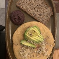 “Bacon” Vegan “Omelette"  at The Sister in Brussels