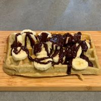 Waffle is black  at The Sister in Brussels