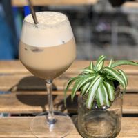 Iced latte  at The Sister in Brussels