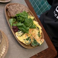 Spinach Omelette  at The Sister in Brussels