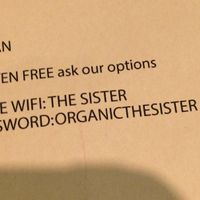 WIFI.  at The Sister in Brussels