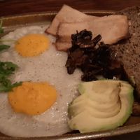 Vegan fried egg at The Sister in Brussels