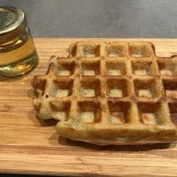 Natural waffle  at The Sister in Brussels