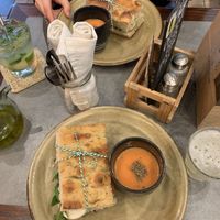 Focaccia sandwich  at The Sister in Brussels