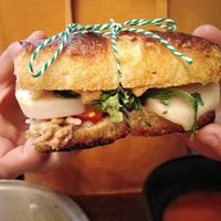 Sandwich bacon seitan at The Sister in Brussels