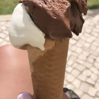 Vegan ice cream that tastes divine!   at Gelateria Alice in Sagres