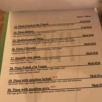 Menu 3 at Pizza Loft in Krakow