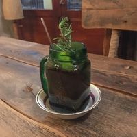 Lemon and rosemary tea at Pizza Loft in Krakow