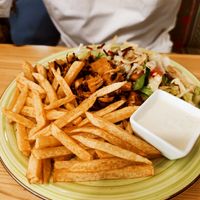 Jackfruit gyros plate at Eletkert - Garden Life in Szombathely