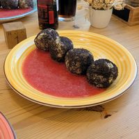 Daily menu: Túrógombóc with strawberry sauce at Eletkert - Garden Life in Szombathely