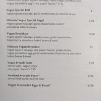 Vegan breakfast at Rose & Grant's in Glasgow