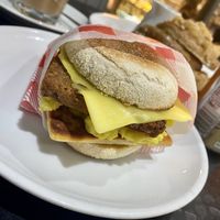 Vegan Breakfast Roll at Rose & Grant's in Glasgow