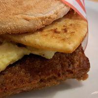 Vegan Breakfast Muffin at Rose & Grant's in Glasgow