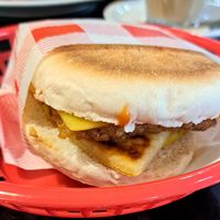 Vegan Breakfast Muffin at Rose & Grant's in Glasgow