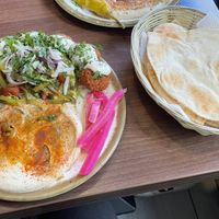Falafel-Teller  at Zedern Imbiss in Bremen