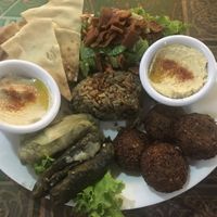 Vegetarian Plate #2 at Al Arz Delicias Arabes in Riohacha