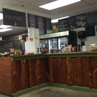 casual surroundings  at Food Cache in Mammoth Lakes